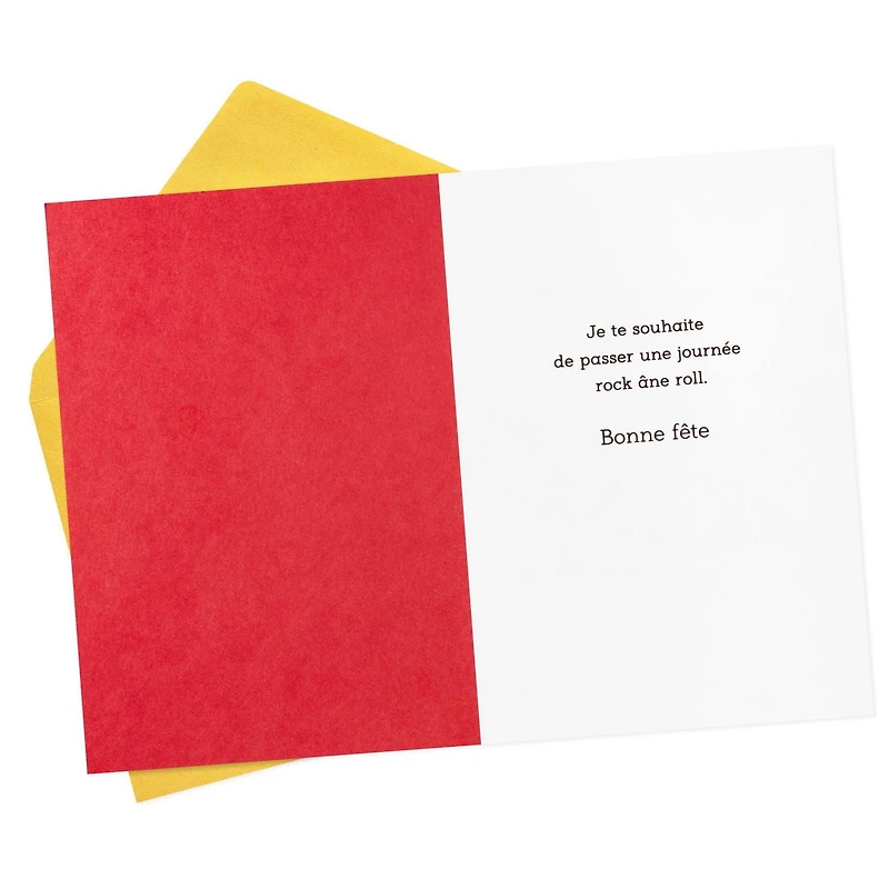 Carte de fête comique – Hallmark (Journée rock âne roll)