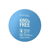 Rimmel Poudre Pressée Kind & Free™ - Fond de teint en poudre léger et sans talc, à l'aloe vera et au tapioca, 100% Végétalien & Sans Cruauté Poudre Pressée Végétalienne