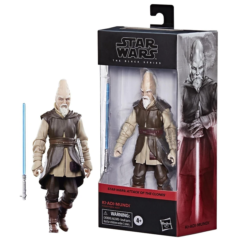 Star Wars The Black Series, Ki-Adi-Mundi, figurine (15 cm), Star Wars : L'attaque des clones