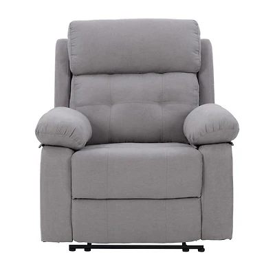 CorLiving Oren Manual Soft High Quality Fabric Upholstered Indoor Recliner