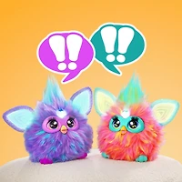 Furby Coral Interactive Plush Toy - English Version, Ages 6 and up