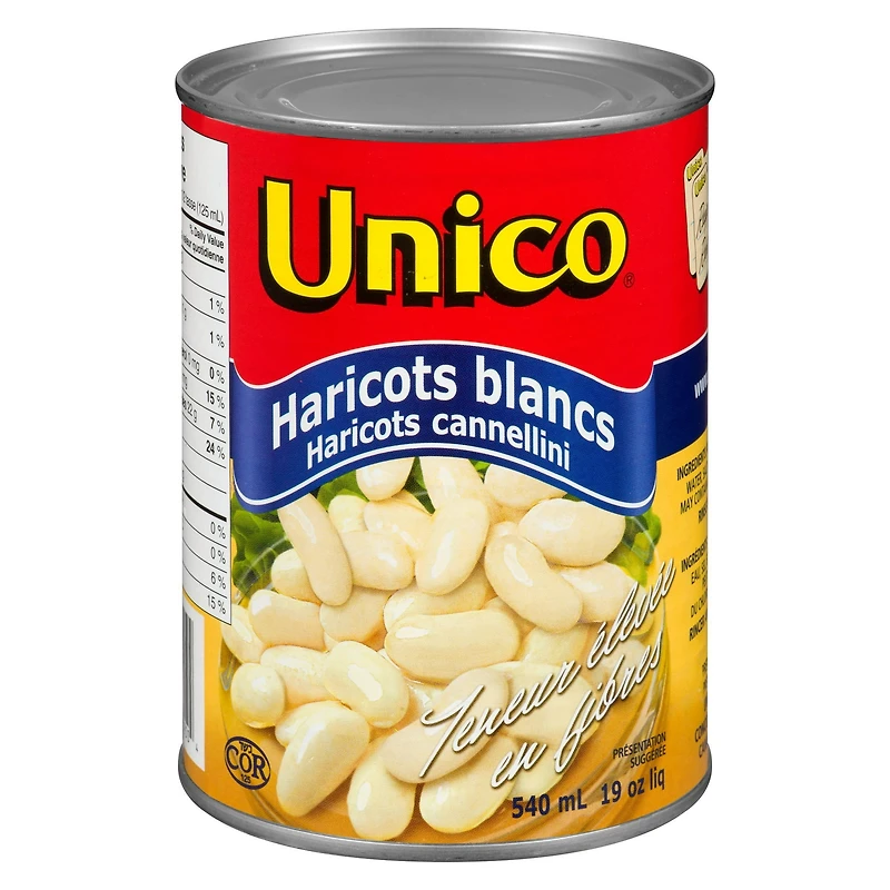 Unico White Kidney Beans, 540 mL