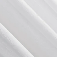 Mainstays Crushed Voile Window Curtains Panel Pair, Sheer crushed voile