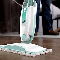 Shark S1000C, Vadrouille à vapeur avec réservoir d'eau amovible, Écume/Blanc, 1050W Désinfecte avec de l'eau