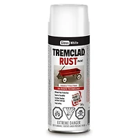 Tremclad Oil Based Rust Spray Paint Gloss White, 340 g