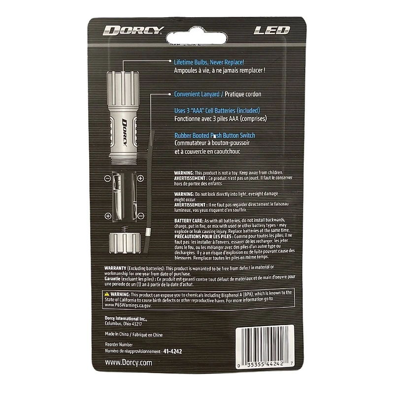 Lampe de poche Dorcy Series Active, 160 lumens Lampe de poche LED