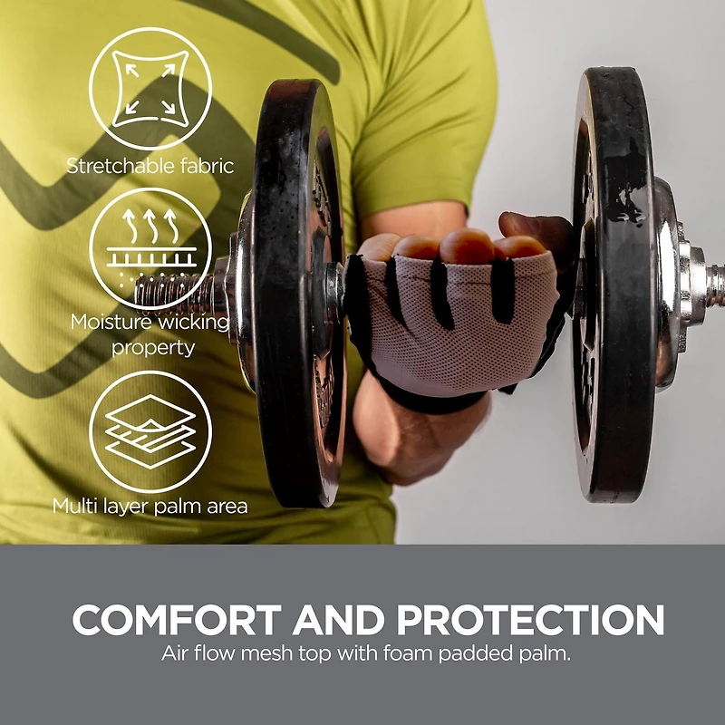 PurAthletics Fitness Gloves size S/M - Grey