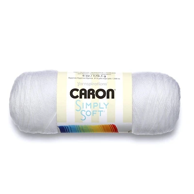 Fil Caron® Simply Soft®, Acrylique #4 Moyen, 6oz/170g