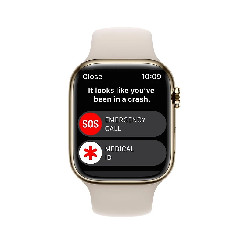 Apple Watch Series 8 + Cellular en acier inoxydable graphite
