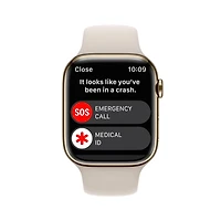 Apple Watch Series 8 + Cellular en acier inoxydable graphite
