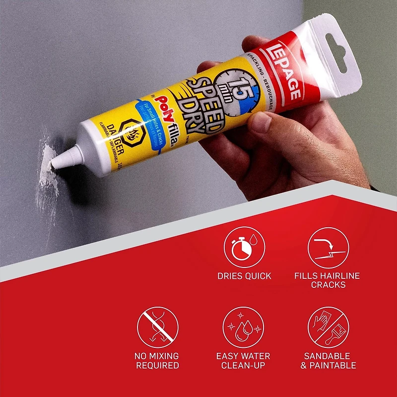 LePage Pollyfilla Instant Repair 15 Minute Speed Dry