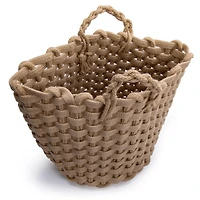 Truu Design Chunky Braided Jute Storage Basket