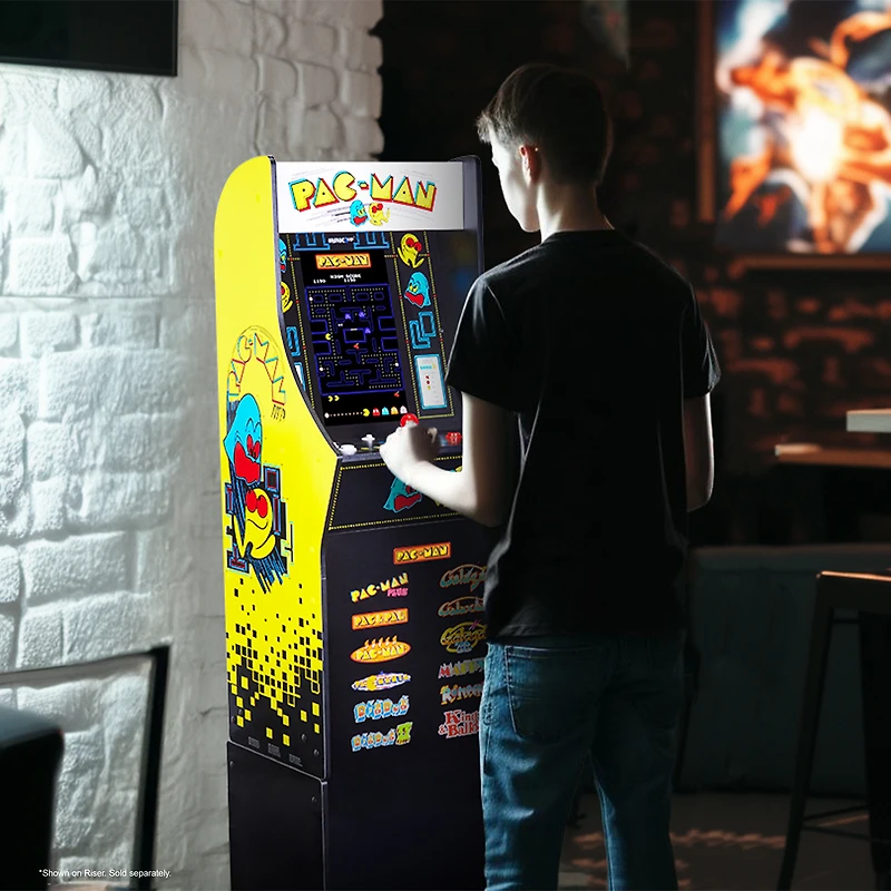 Arcade1Up PAC-MAN Classic SE Arcade Machine – 4-Foot Cabinet, 13 Classic Video Games, 15.6” IPS Display, Easy Assembly, Perfect for At-Home Gaming