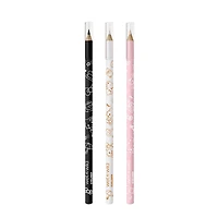 Hello Kitty 3-Piece Eyeliner Pencil Set