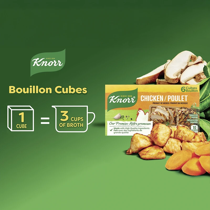 Cubes de bouillon Knorr Poulet 69 g Cubes de bouillon