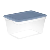 Sterilite 55 Liter Storage Box, Blue
