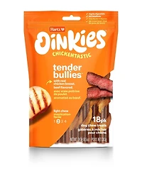 Oinkies Chickentastic Tender Bullies 18pk, Chicken, Beef Flavoured