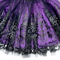 Tutu gothique violet - adulte Accessoires d'Halloween
