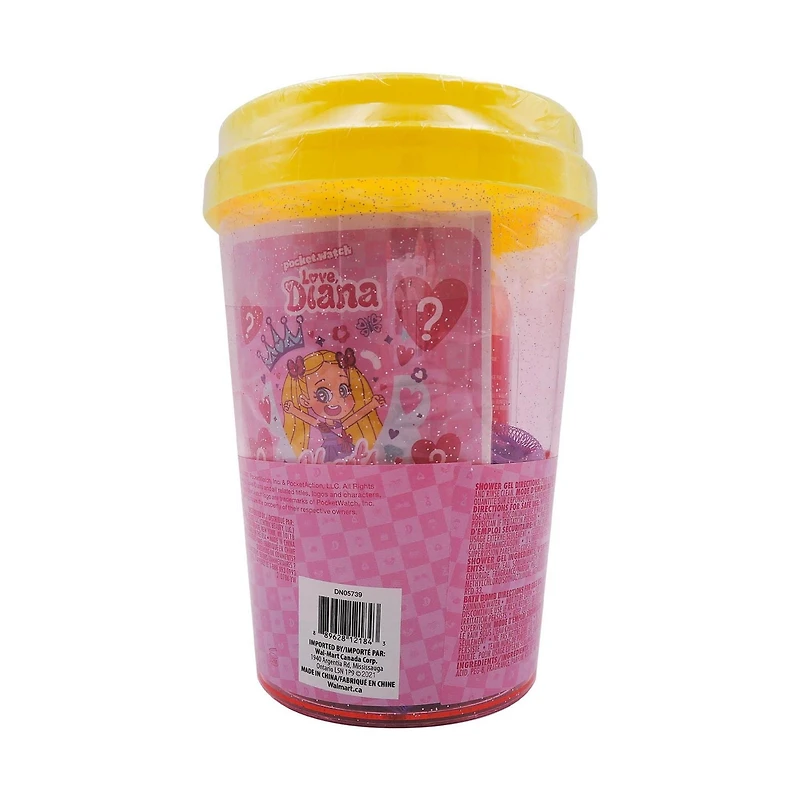 Love Diana, Bath Set in Reusable Bath Bucket