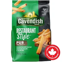 Frites de style pub Restaurant Style des Fermes Cavendish | Fait au Canada | Fière entreprise canadienne 750g