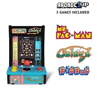 Arcade1Up Class of ‘81 Ms. PAC-MAN / GALAGA Countercade – 3 Classic Games, Retro Game Console for Home, Portable Console with 7-inch Screen, Table-top Video Game for Game Room