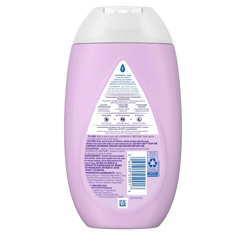 Lotion hydratante pour la peau sèche de bébé Johnson's Beau Dodo, 400 ml