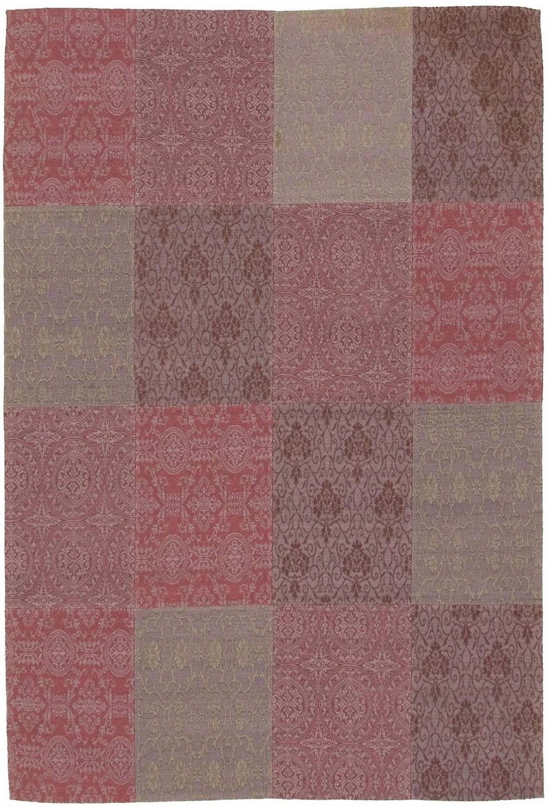 ECARPETGALLERY Tapis Fait à la Main pour Salon, Salle à Manger et Chambre à Coucher Transitionnel Collection Collage 5'5" x 7'5" en Gris