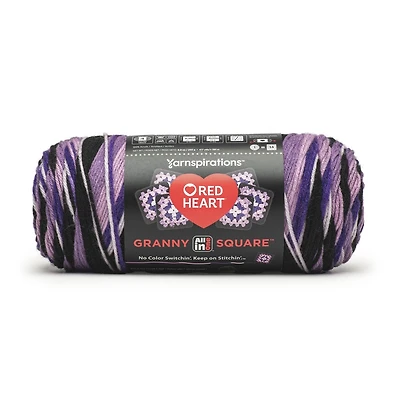 Red Heart® All In One Granny Square™ #4 Worsted (Medium) Acrylic Yarn 8.8oz/250g 417 Yards