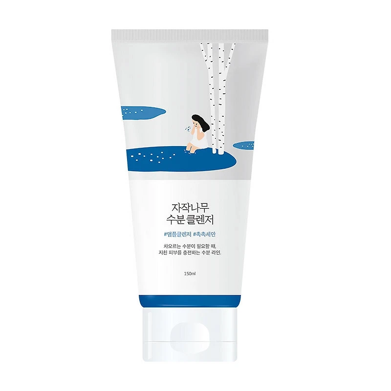 Nettoyant hydratant au jus de bouleau Round Lab 150 ml