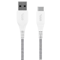 Câble USB tressé à haut débit certifié USB-C vers USB de 1,8 m/6 pi de Onn.