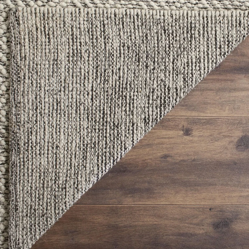 Safavieh Natura Eanna Tapis Géométrique, ivoire / gris clair, 6' X 9'