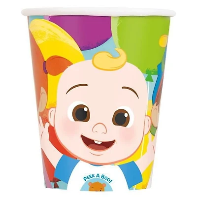 Gobelets en papier Cocomelon 9 oz, 8 ct