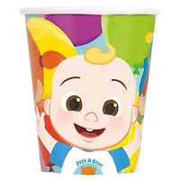 Gobelets en papier Cocomelon 9 oz, 8 ct