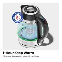 Chefman 1.8L Electric Kettle w/ Tea Infuser – Stainless Steel, New