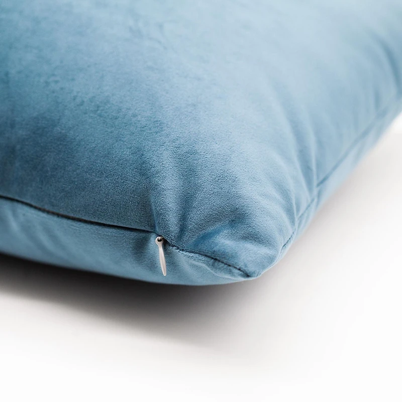 Musone Coussin décoratif lombaire Bleu Marine