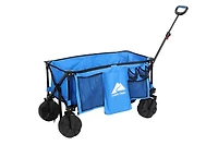 Ozark Trail All-Terrain Wagon, Outdoors, Blue, <ul><li>Telescoping handle</li><li>Removable insert</li><li>Extra storage</li></ul>