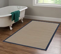 Tapis d'appoint Athena liège et bleu 4 pi x 6 pi