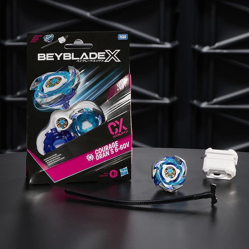 Beyblade X Courage Dran S 6-60V CX Starter Pack Top and Launcher