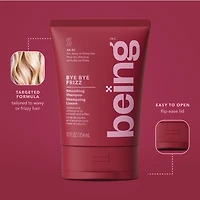 being Shampoing Lissant BYE BYE FRIZZ 354 ml Lisse, apaise les frisons