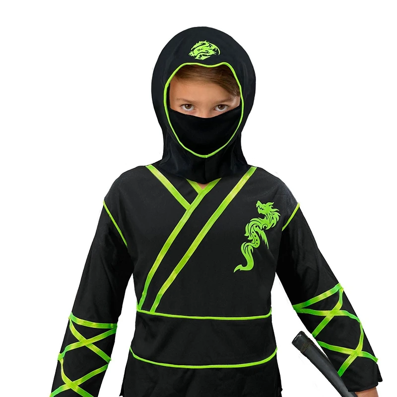 Youth Unisex's Ninja in the dark Costume S