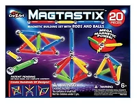 Cra-Z-Art Magtastix Magnetic Construction Building Set 20 Pieces