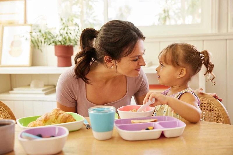 Assiettes avec base antidérapante Splash™ de Munchkin® - Ensemble de 2