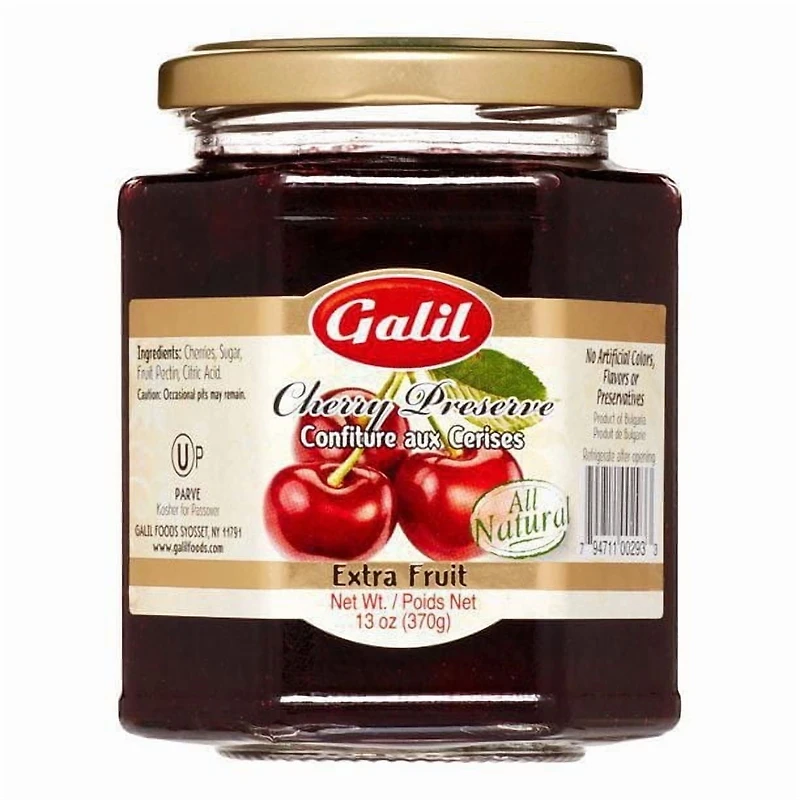 Galil Kosher Cherry preserve., 370