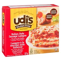 Lasagne à la saucisse Udi's de style italienne