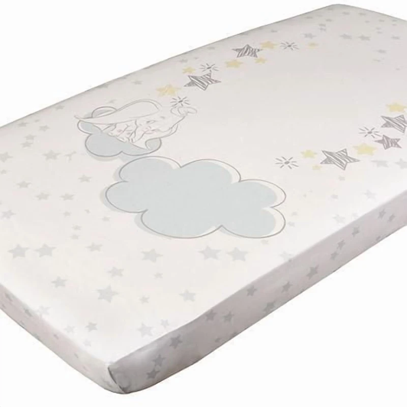 Disney Baby Dumbo Fitted Crib Sheet, 1 Fitted Crib Sheet