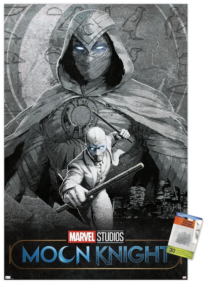 Marvel Moon Knight - Teaser Wall Poster, 22.375" x 34"