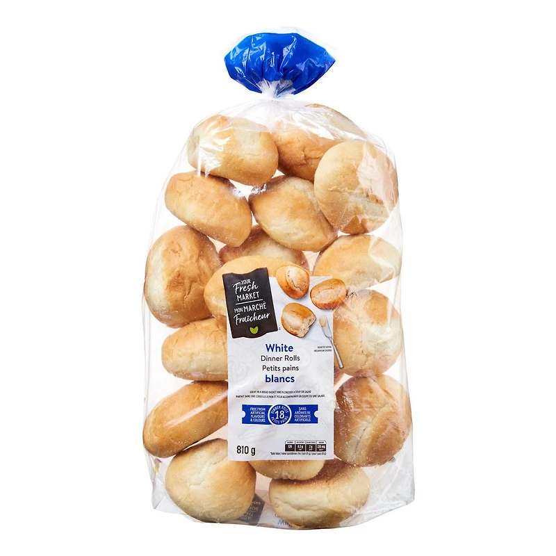 Petits pains blancs Mon marché fraîcheur 810g