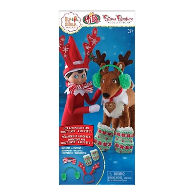 Elf on the Shelf - Ensemble d’accessoires de fête Claus Couture