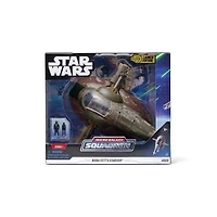 Véhicule de luxe StarWars (véhicule et figurine de 20 cm) - Le vaisseau de Boba Fett - Vague 1