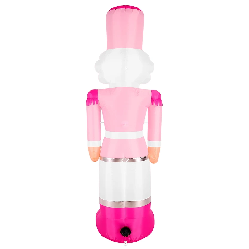 8FT PINK NUTCRACKER